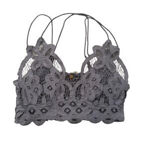 Free People One slate purple lace bralette size XS